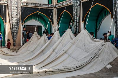 آیین سنتی پوش کشی حسینیه فهادان