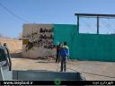 دیوار نویسی های غیر مجاز سطح شهر توسط کمیته زیبا سازی شهرداری پاک شد