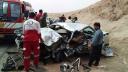 تصادف در جاده یزد - میبد ۶ زخمی برجا گذاشت/ خواب آلودگی راننده، عامل حادثه