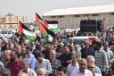 راهپیمایی میبدی ها در محکومیت تجاوز رژیم صهیونیستی به غزه